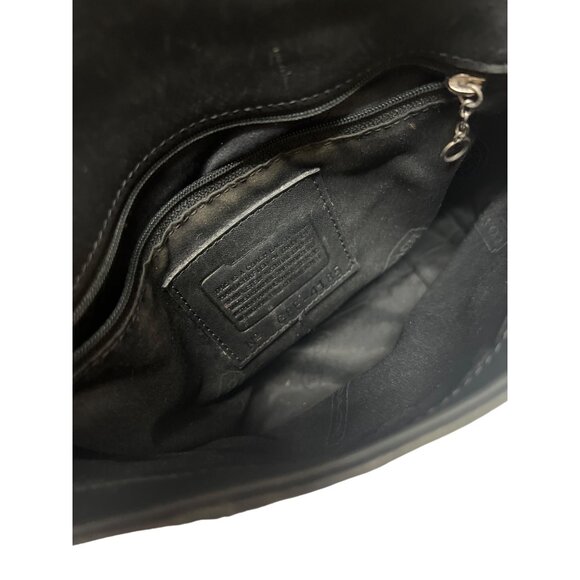 Coach Vintage Black Leather Lexington Flap Crossbody 4185 - Picture 11 of 11